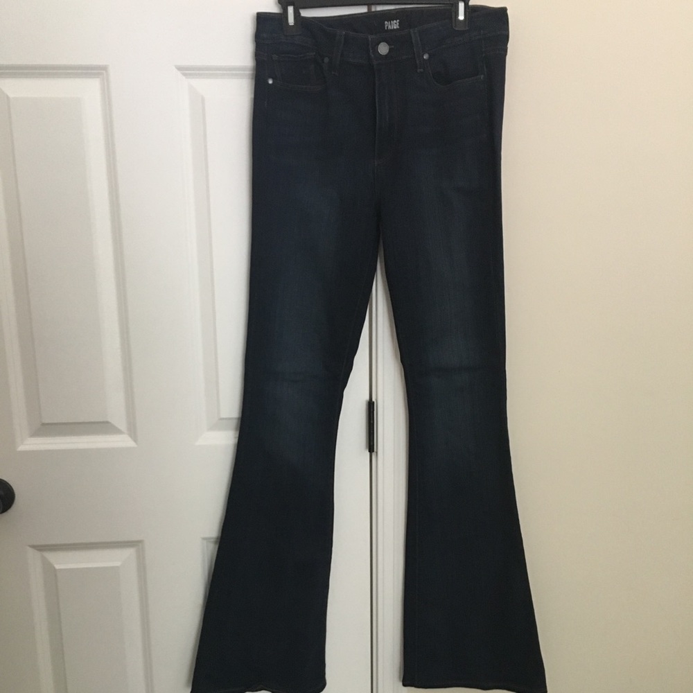 High Waisted Paige Denim Bell Bottoms